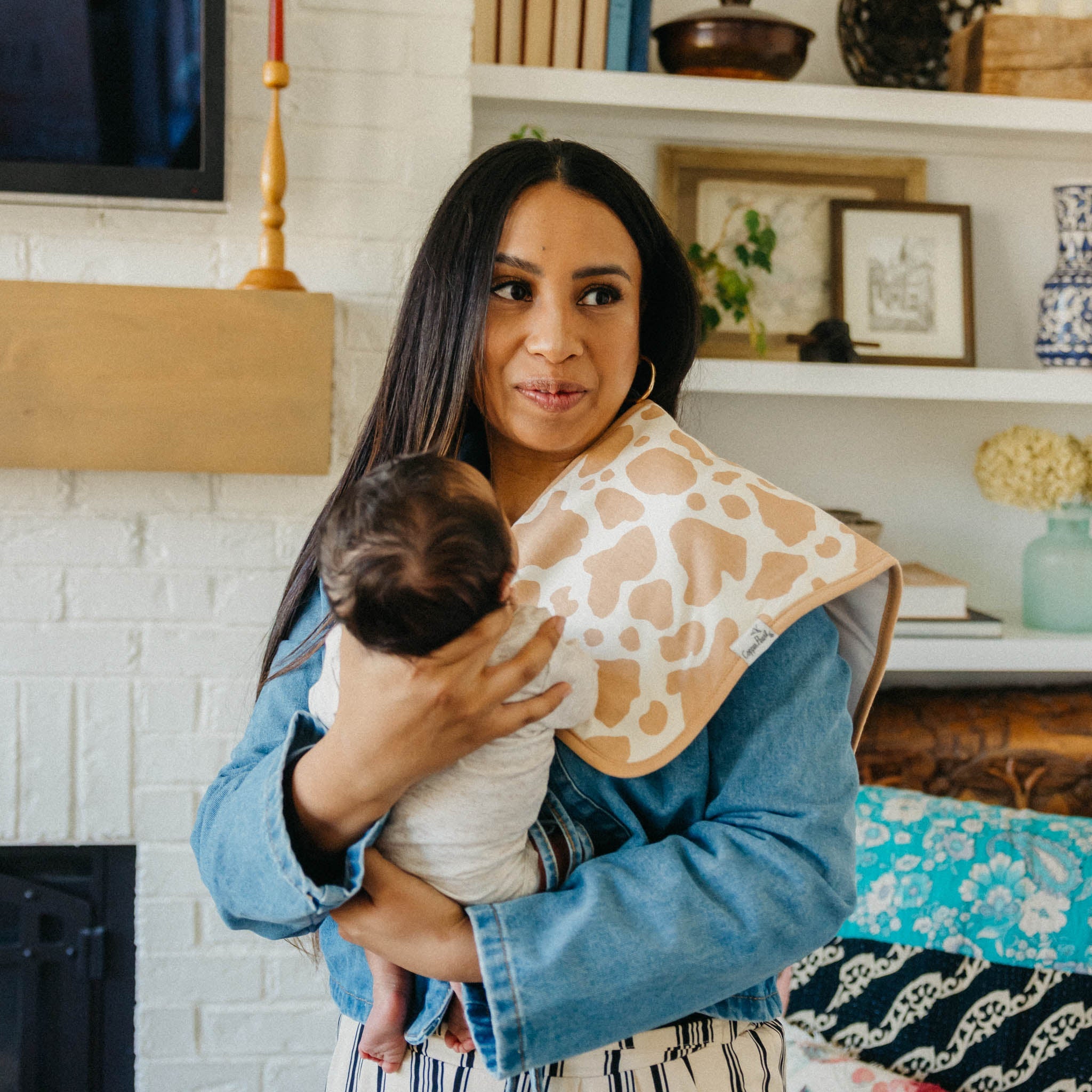 Copper Pearl Premium Burp Cloths | Boone