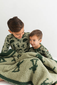 In My Jammers Army Men Zipper Romper