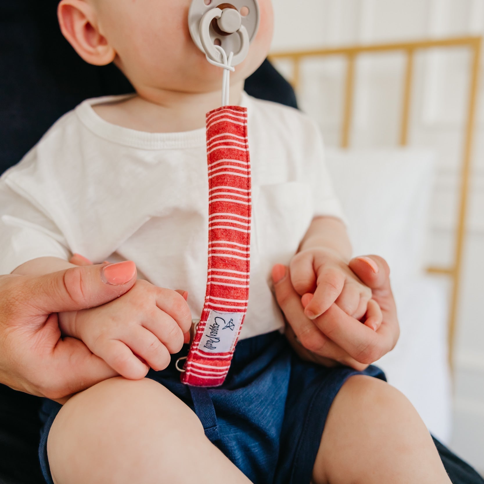 Copper Pearl Binky Clips | Slugger