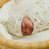 Copper Pearl Knit Swaddle Blanket | Mabel