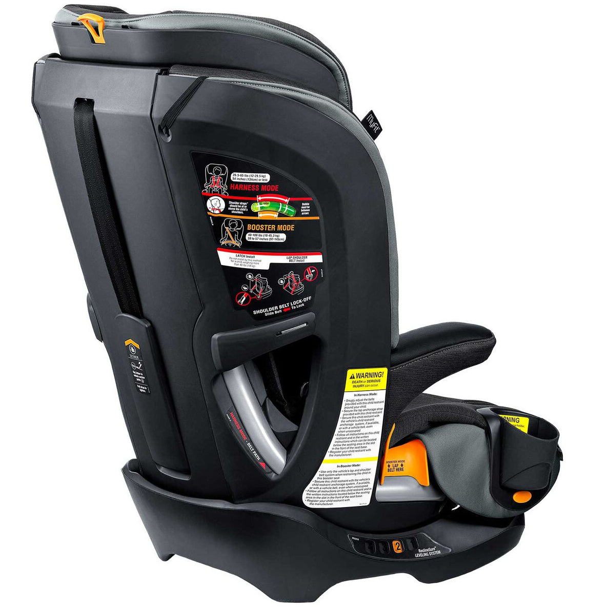 Chicco MyFit ClearTex Harness + Booster Car Seat