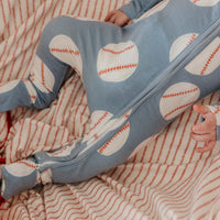 Copper Pearl Convertible Zip-Up Footie Pajama | Slugger