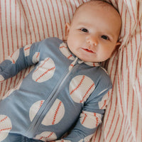 Copper Pearl Convertible Zip-Up Footie Pajama | Slugger