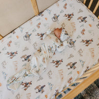 Copper Pearl Premium Knit Fitted Crib Sheet | Boone