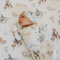 Copper Pearl Premium Knit Fitted Crib Sheet | Boone