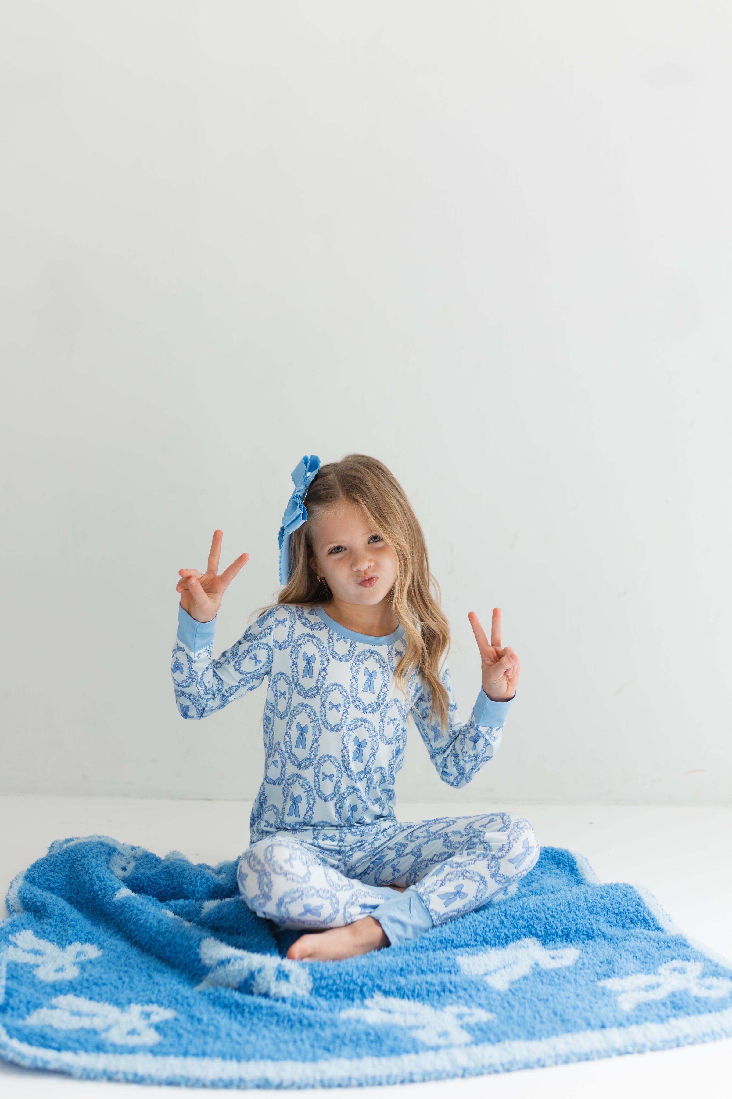 In My Jammers Julia Bow Two Piece Set