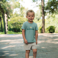 Burlebo Youth Go To Tee Prepack | Flying B Logo | Navy & Sage