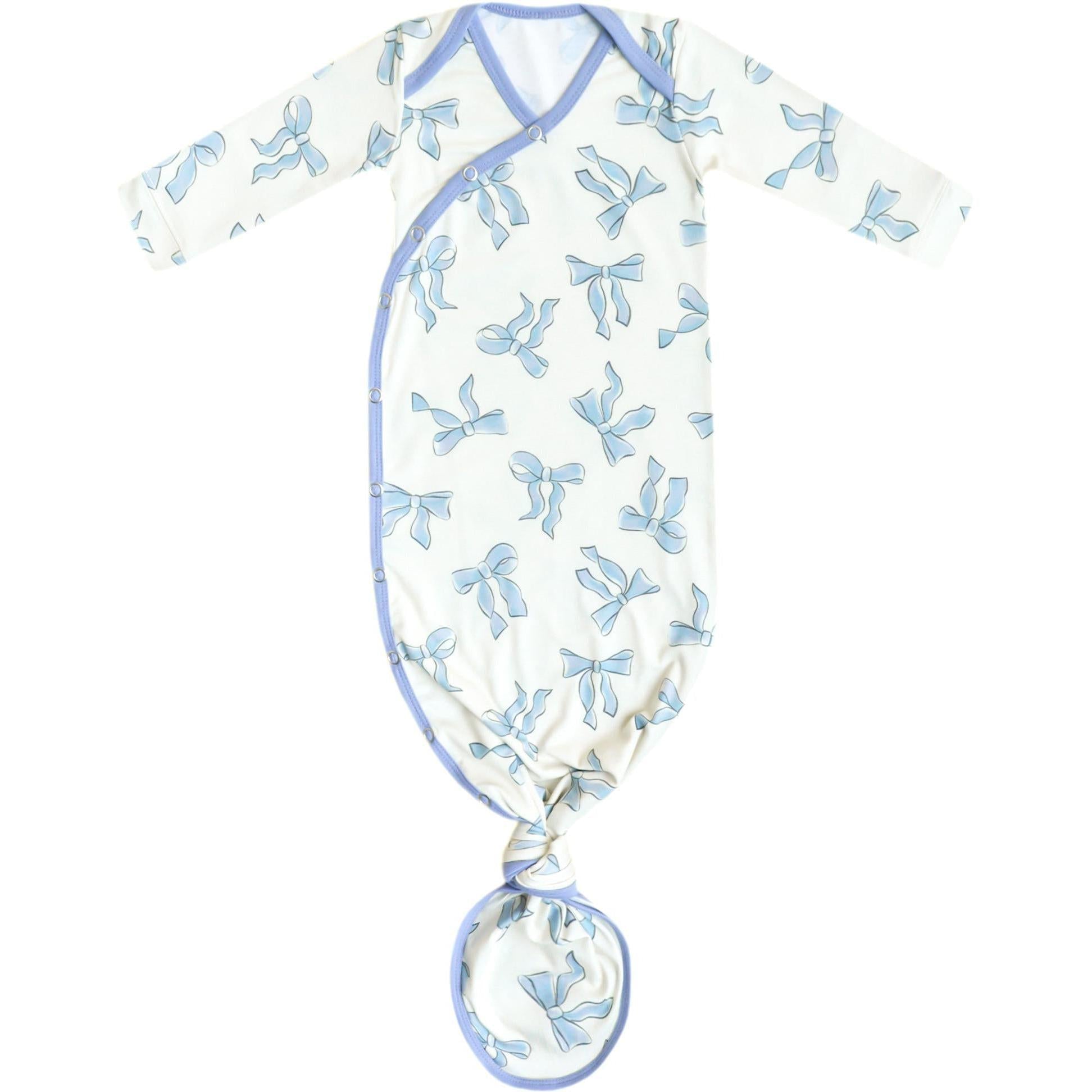 Copper Pearl Newborn Knotted Gown | Daphne