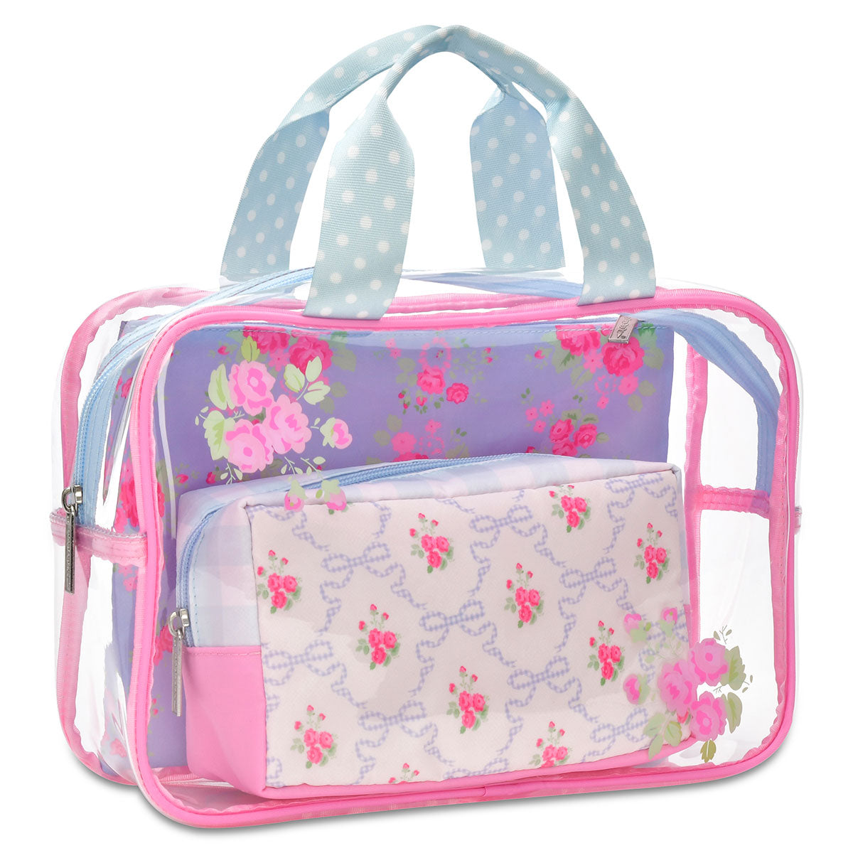 Iscream Ditsy Floral Cosmetic Bag Trio