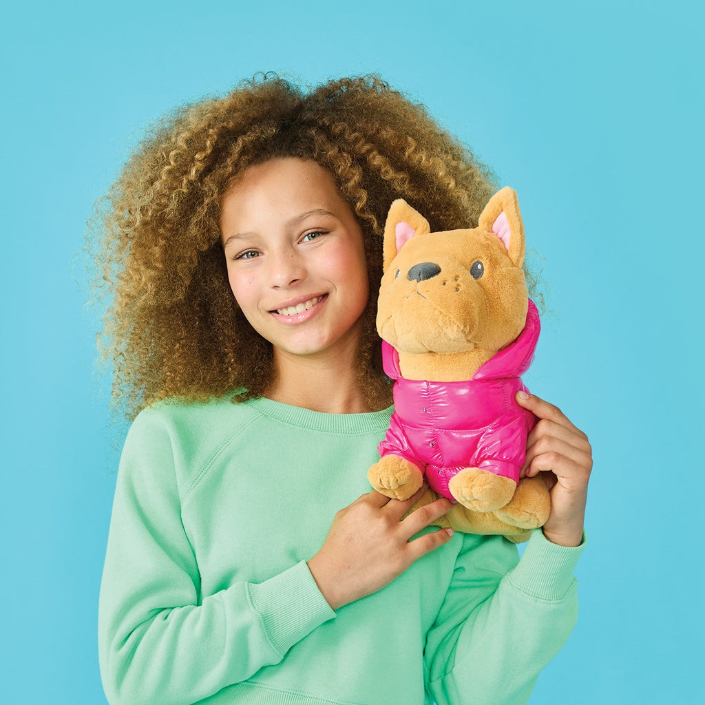 Dog in a Puffer Vest