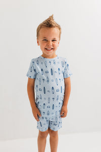 In My Jammers Surfs Up Two Piece Short Set