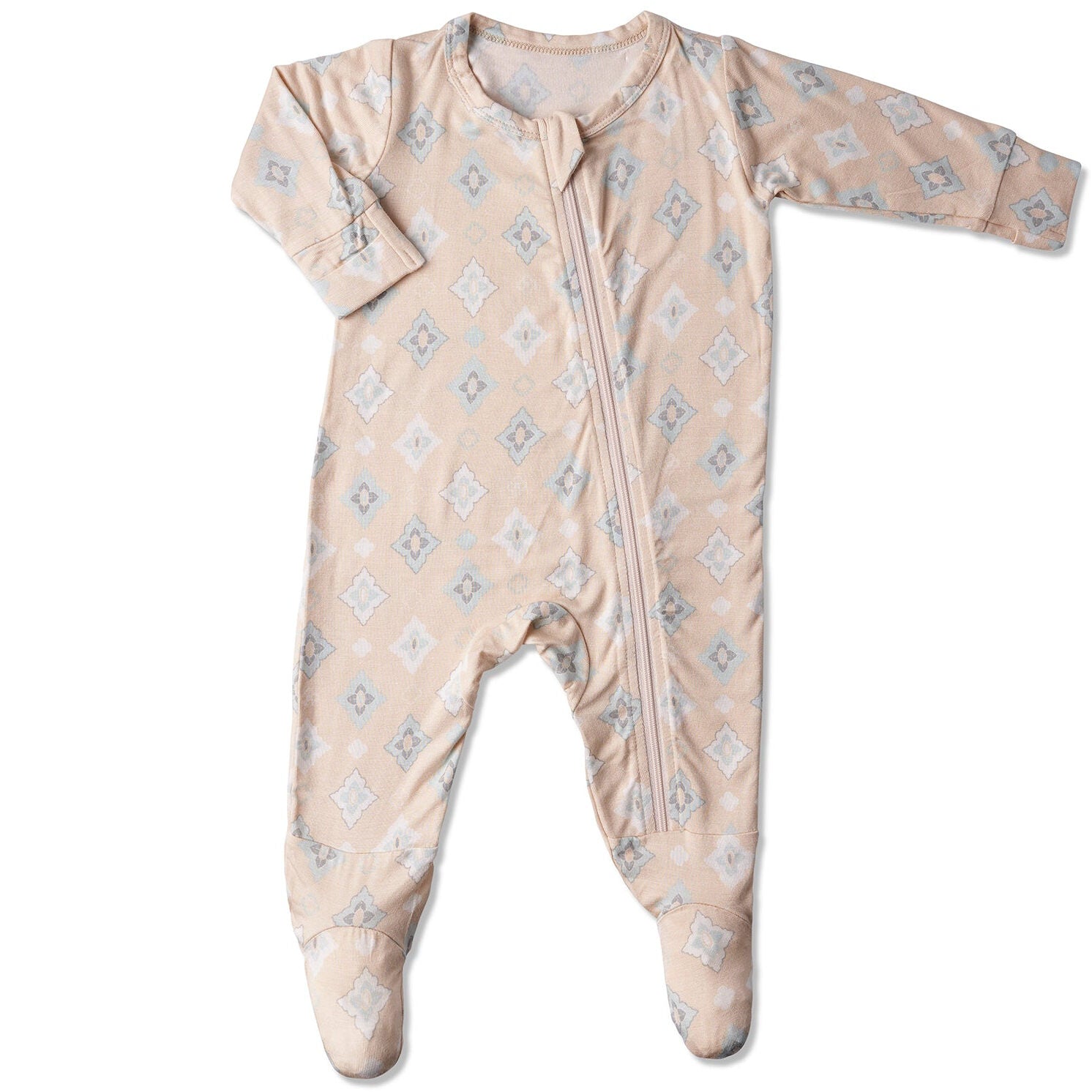 Everly Grey Footie | Mosaic
