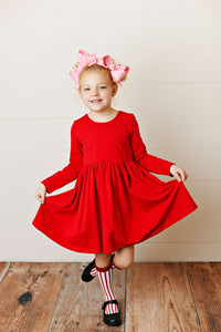 Serendipity Clothing Co. Red Pocket Dress