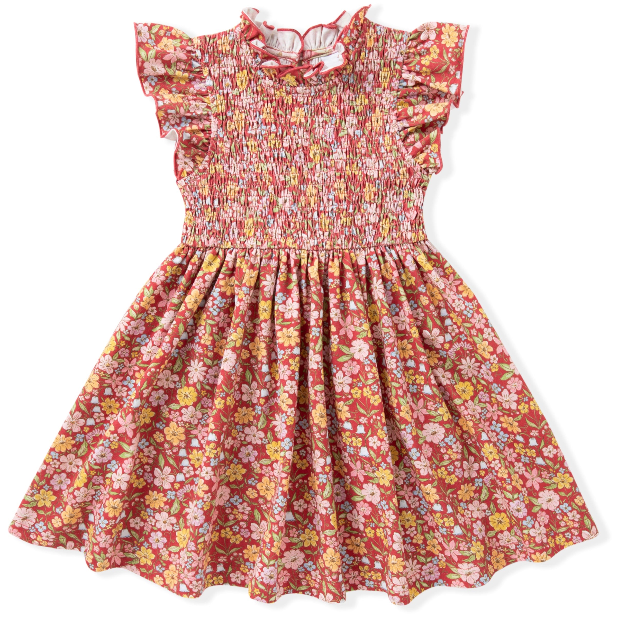 Swoon Baby Clothing Autumn Smock Flutter Dress