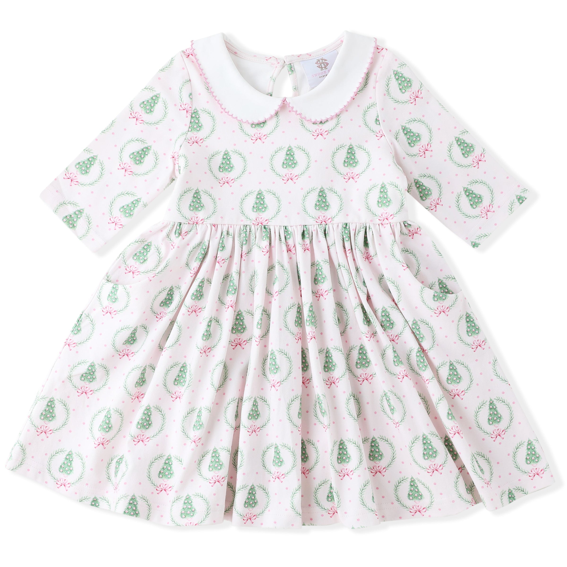 Swoon Baby Clothing Pink Tree Proper Twirl Dress