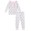 Swoon Baby Clothing Pink Trees Butterknit PJ Set