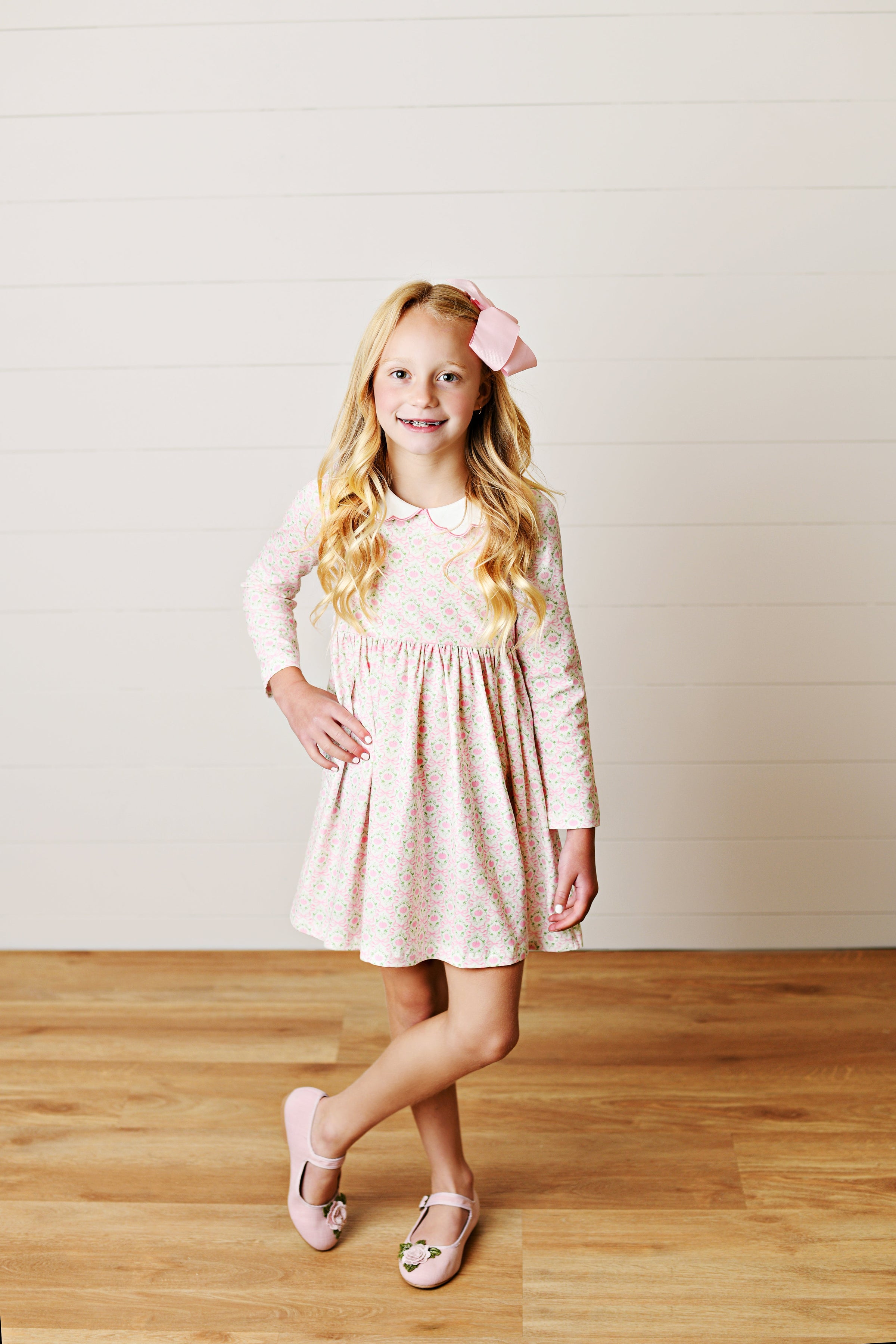Swoon Trellis Pumpkins Proper Twirl Dress