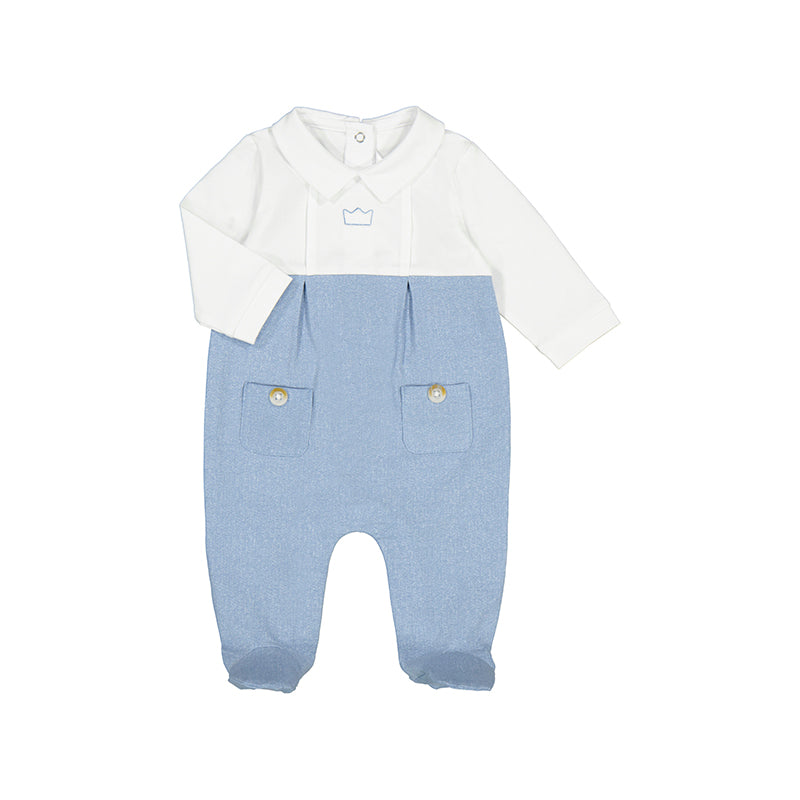 Long bodysuit Wht/rivier