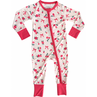 In My Jammers Pink Isabelle Zipper Romper