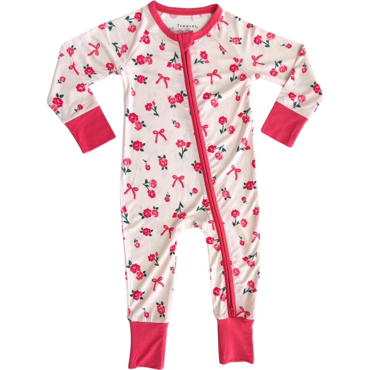 In My Jammers Pink Isabelle Zipper Romper