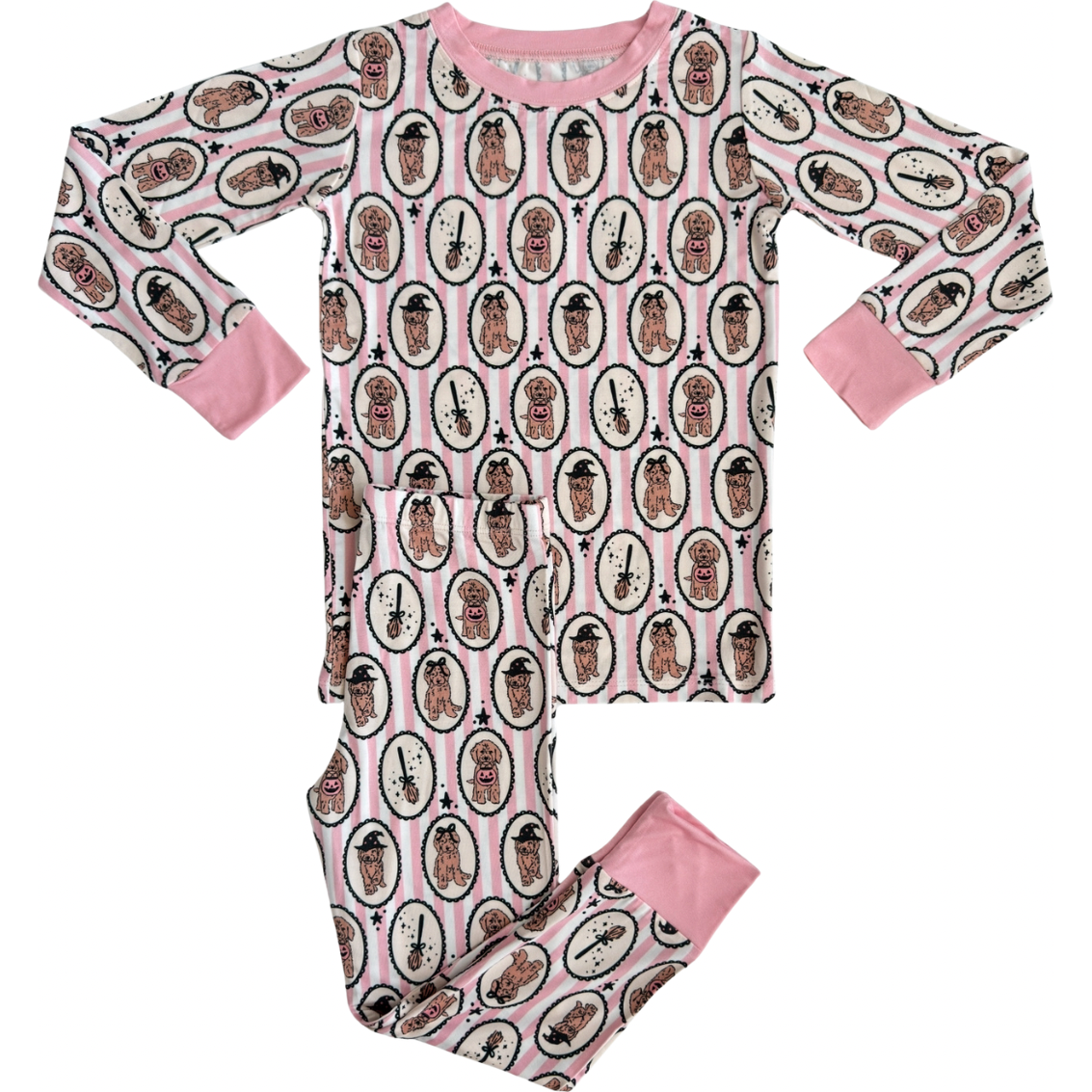 In My Jammers Howl-o-Ween Pups Two Piece Set