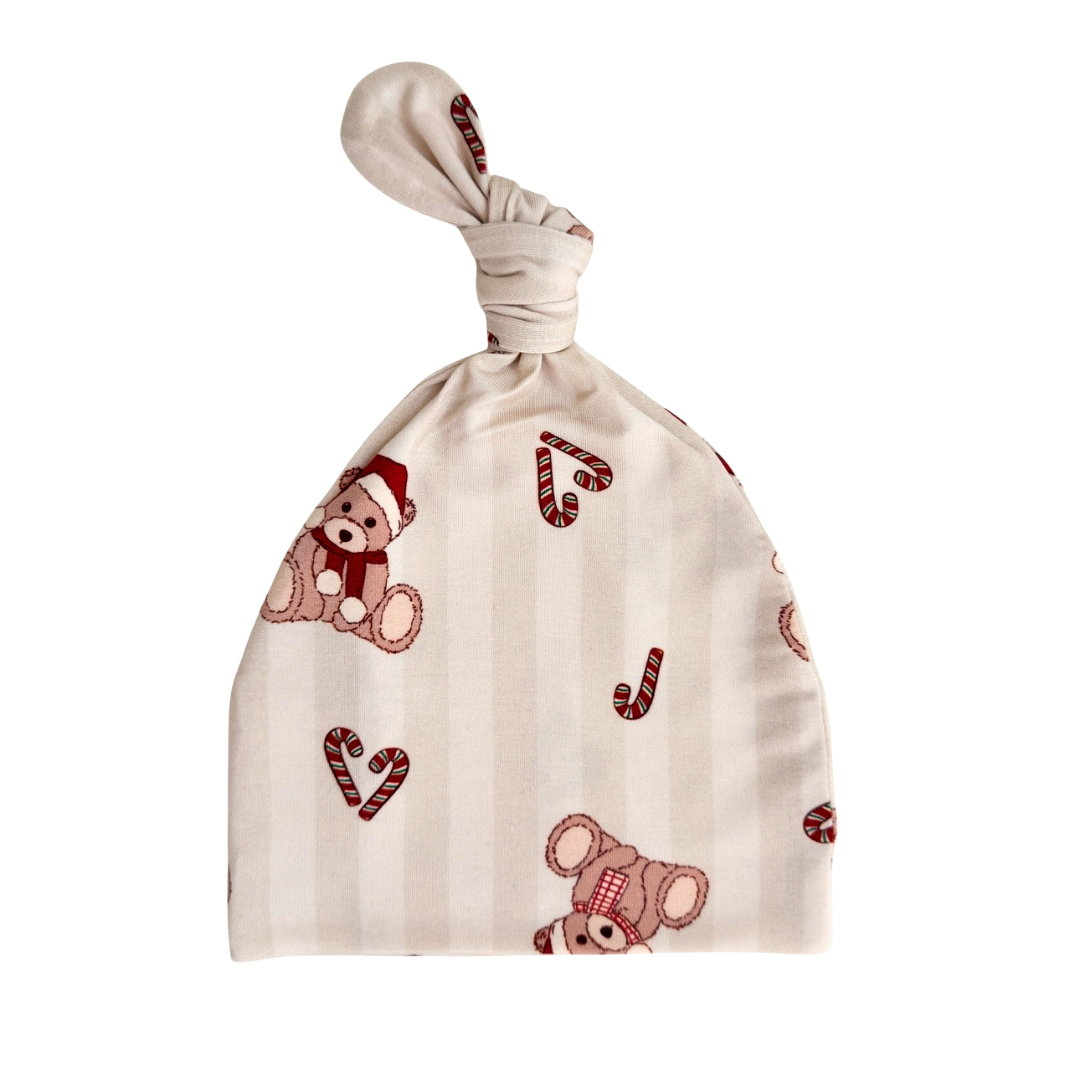 In My Jammers Bear-y Merry Newborn Hat