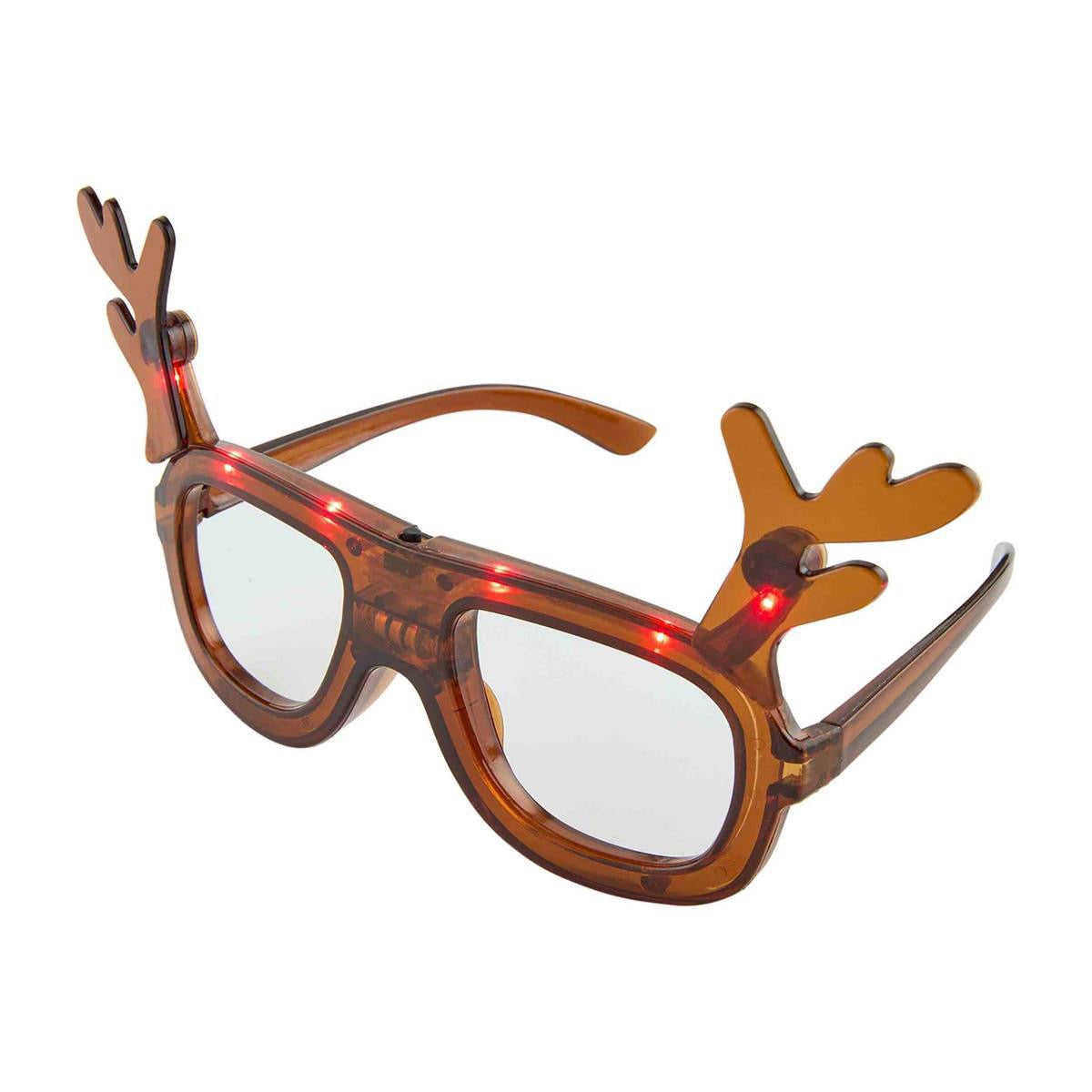 Mud Pie Light Up Reindeer Glasses