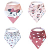 Copper Pearl Minnie Mouse Bandana Bib Set (4-Pack)