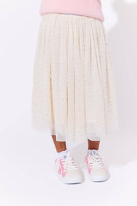 Lola + The Boys Diamond’s And Pearls Midi Skirt