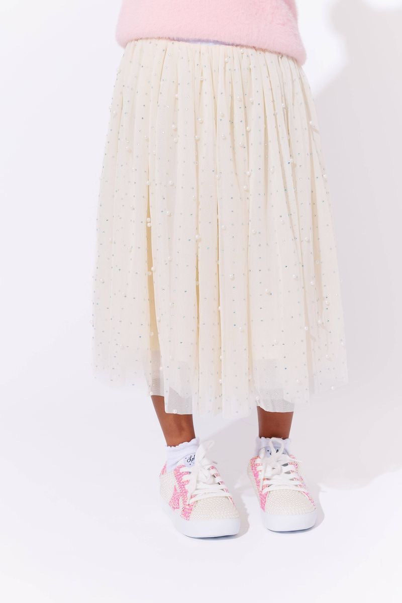 Lola + The Boys Diamond’s And Pearls Midi Skirt