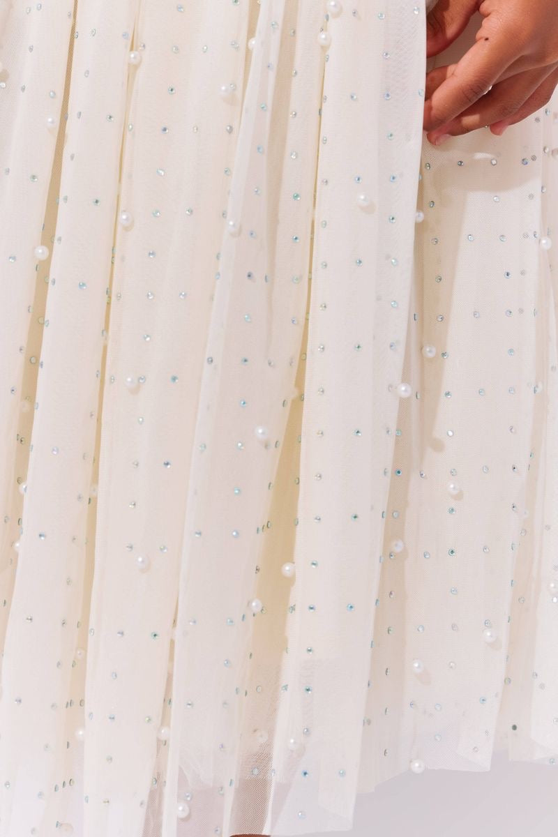 Lola + The Boys Diamond’s And Pearls Midi Skirt