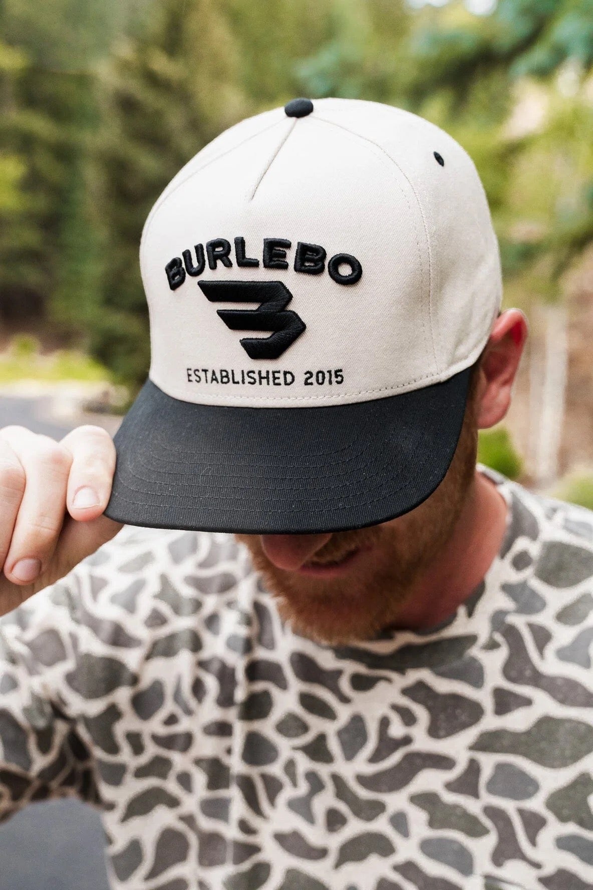 Burlebo Youth Cap - 3D Flying B Logo - Cream