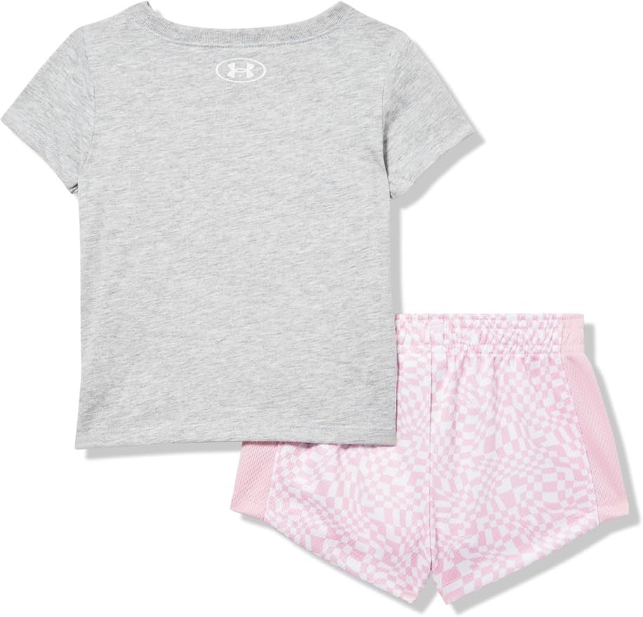 UA Printed Mesh Short Set Mod Gray