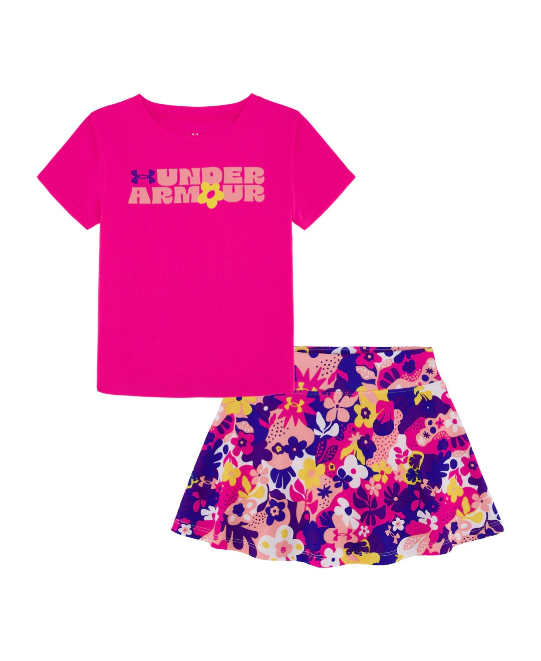 UA Printed Skort Set Rebel Pink