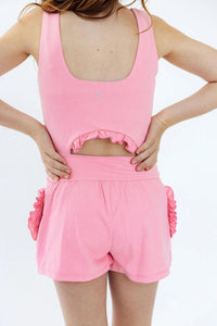 Mila & Rose Preppy Pink Romper