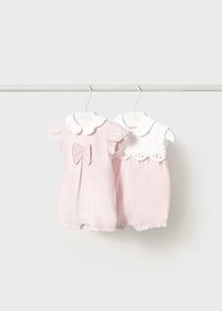 2 short bodysuit set Flower