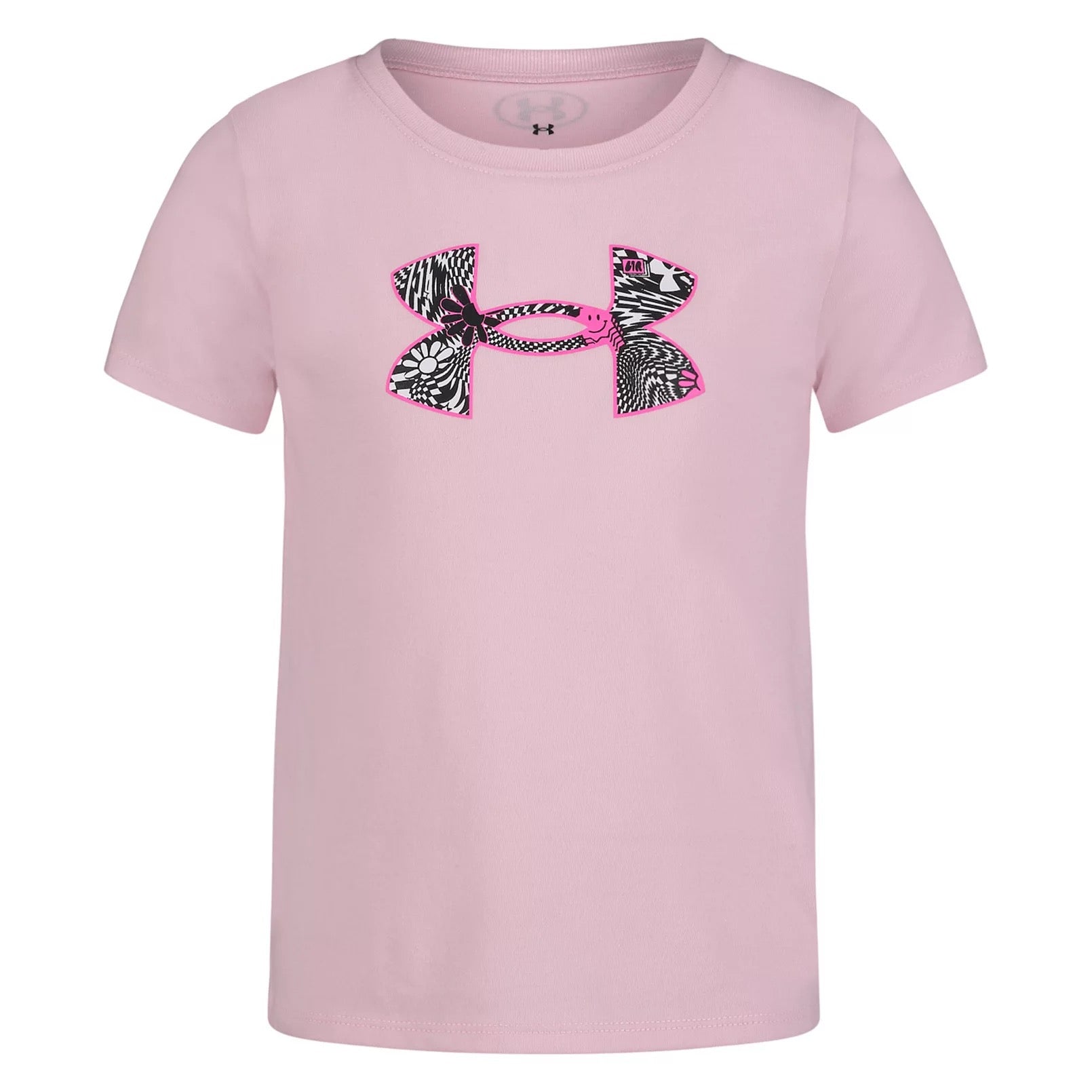 UA Big Logo Party SS Tee Prime Pink