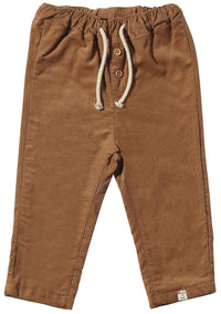 Linear Lined Cords Brown