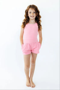 Mila & Rose Preppy Pink Romper