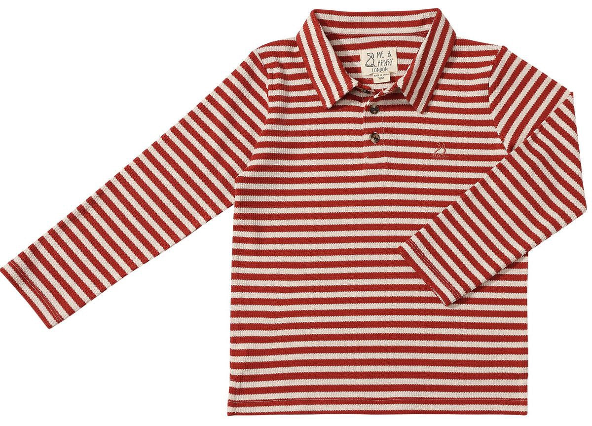 Spencer Polo Rust/Cream