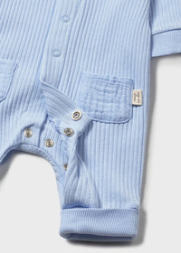 long onesie without footie Sky