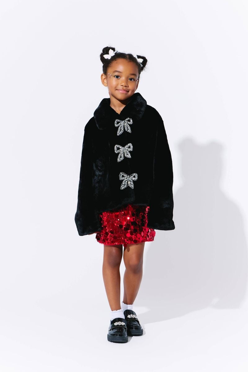 Lola + The Boys Audrey Faux Fur Coat