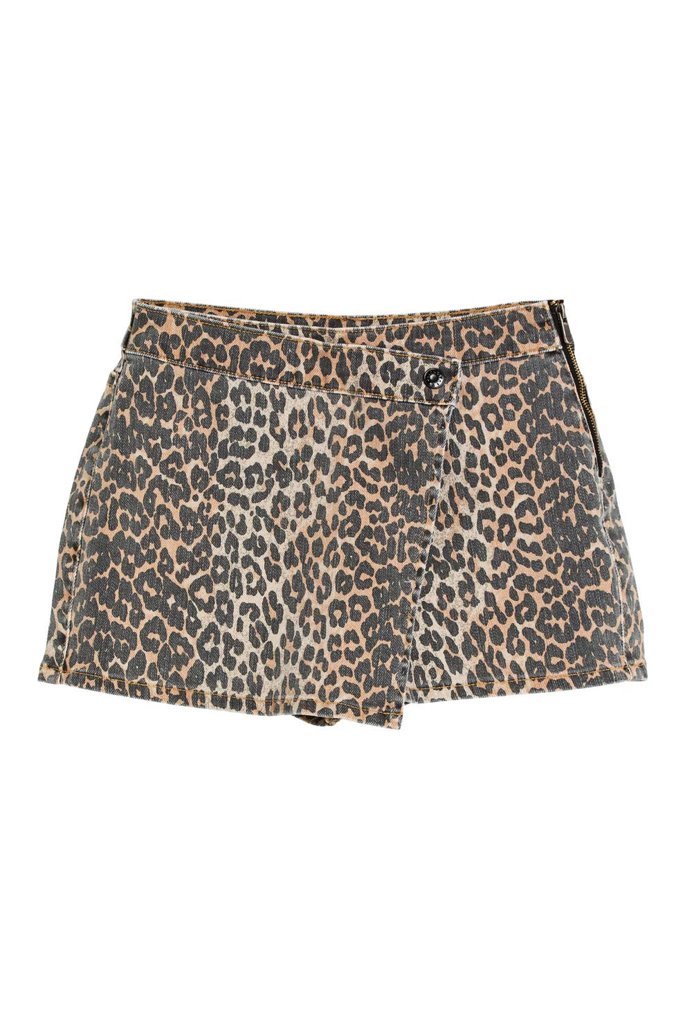 Leopard Print Skort