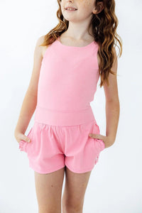 Mila & Rose Preppy Pink Romper