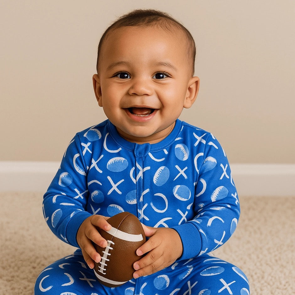 Sweet Bamboo Zipper Footie | Allen Work