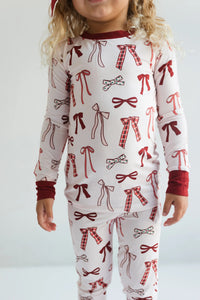 In My Jammers Merry Little Bows Two Piece Set
