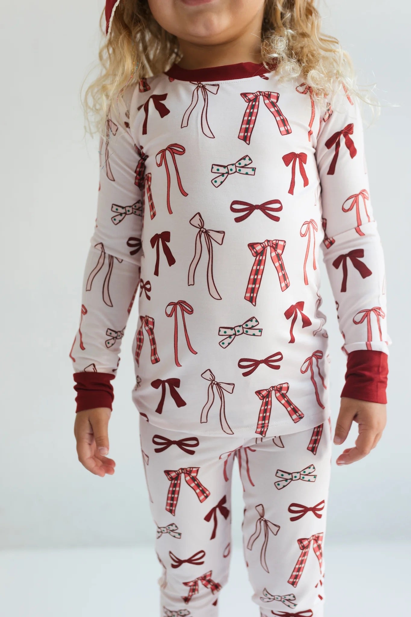 In My Jammers Merry Little Bows Two Piece Set