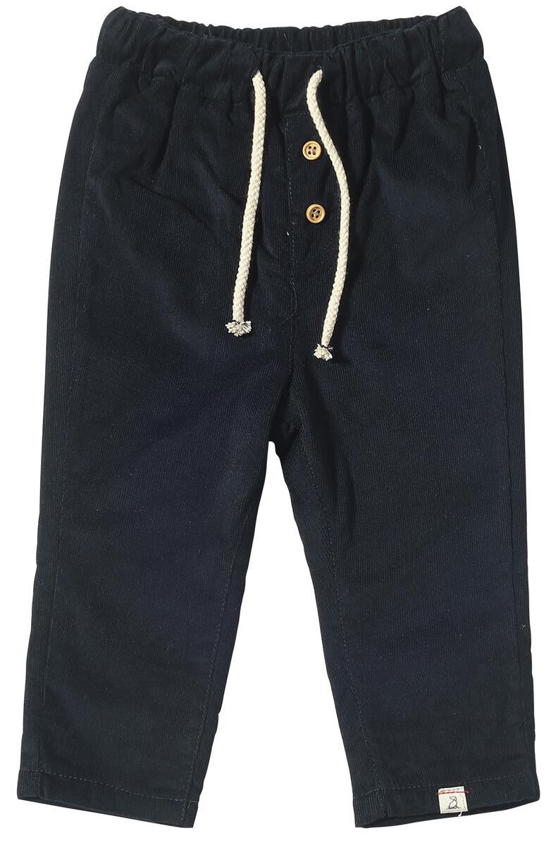 Linear Lined Cords Navy