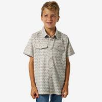 Burlebo Youth Performance Western Shirt | Skull Rancher