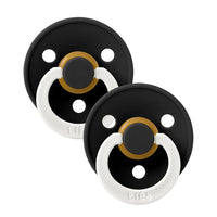 BIBS Colour Natural Rubber Latex Pacifier 2-Pack | Size 2 (6-18 Months)